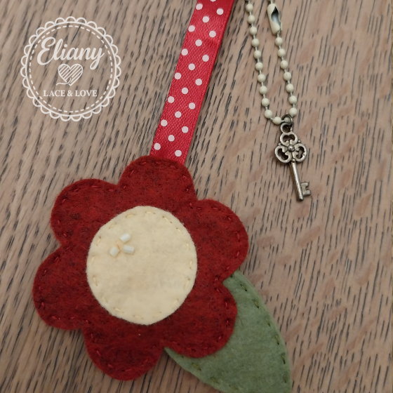 Portachiavi/charms in feltro