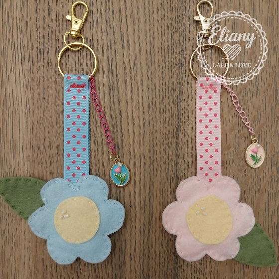 Portachiavi/charms in feltro