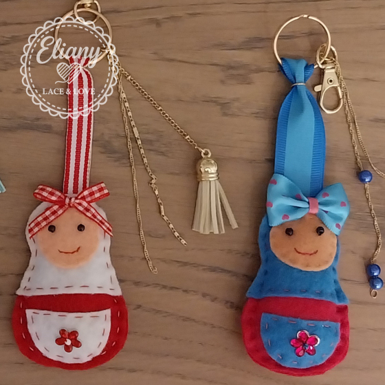 Charms per borse con bambola Matrioska