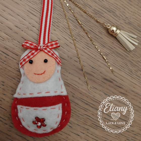 Charms per borse con bambola Matrioska