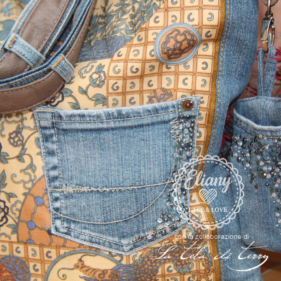 Borsa con tessuto Prima Classe Africa