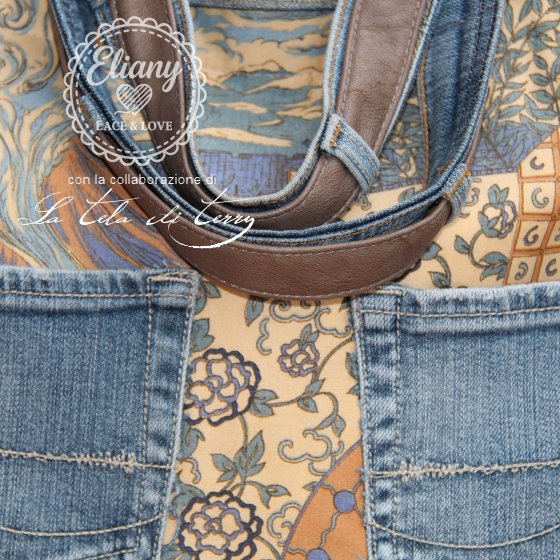 Borsa con tessuto Prima Classe Africa