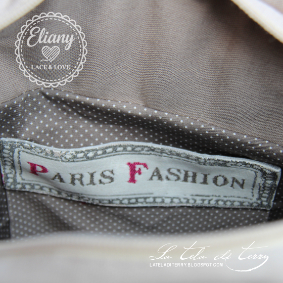 Borsa con pochette coordinata stile Paris