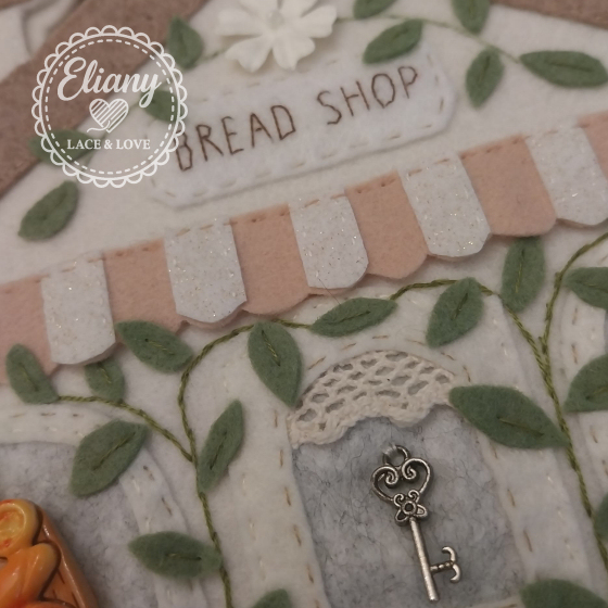 bread shop decorazioni per cucina in feltro