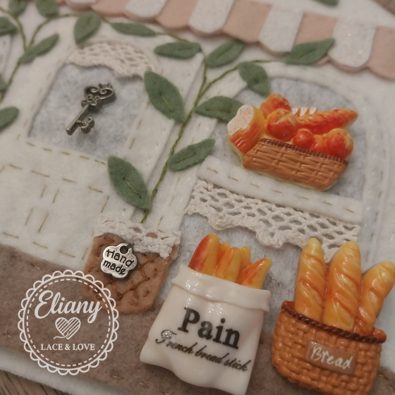 bread shop decorazioni per cucina in feltro