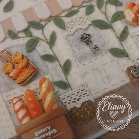 bread shop decorazioni per cucina in feltro