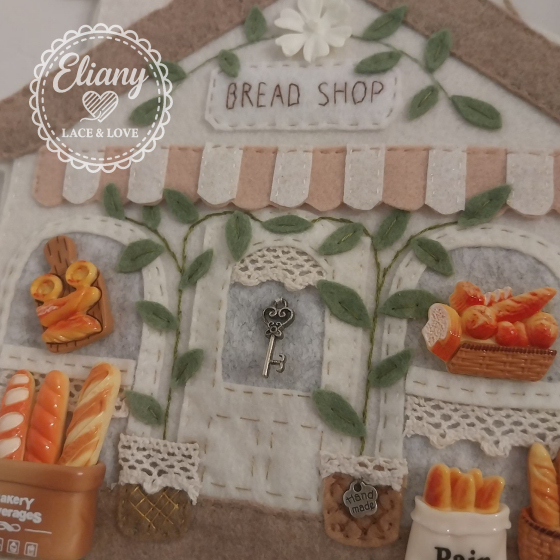 bread shop decorazioni per cucina in feltro