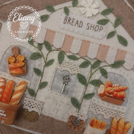 bread shop decorazioni per cucina in feltro