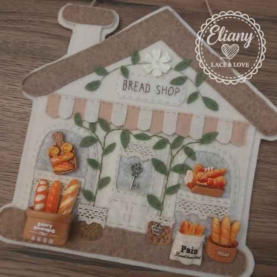 bread shop decorazioni per cucina in feltro