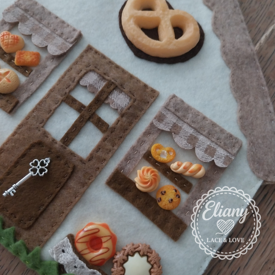 patisserie decorazioni per cucina in feltro