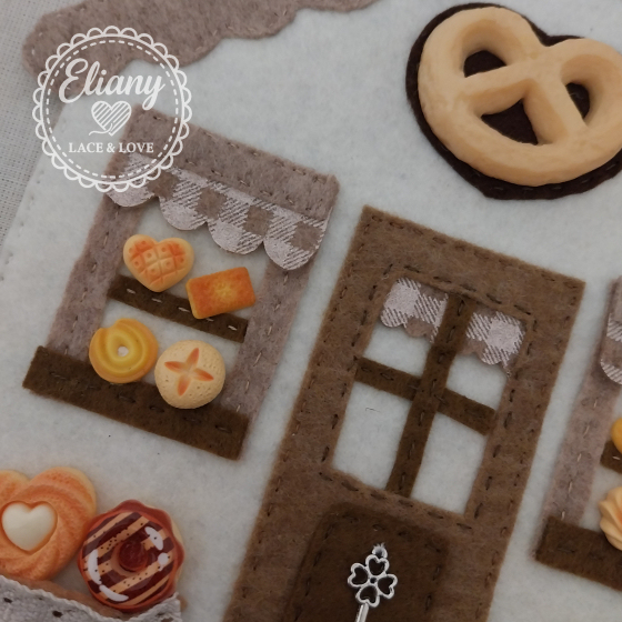 patisserie decorazioni per cucina in feltro