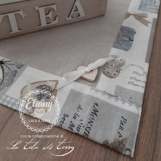 Set cucina runner shabby chic