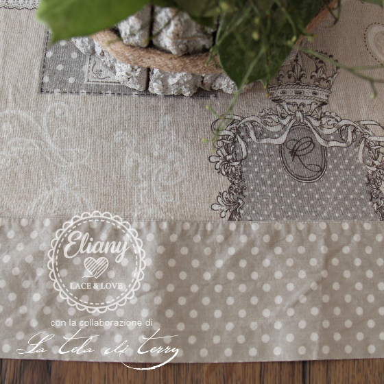 Set cucina runner shabby heart