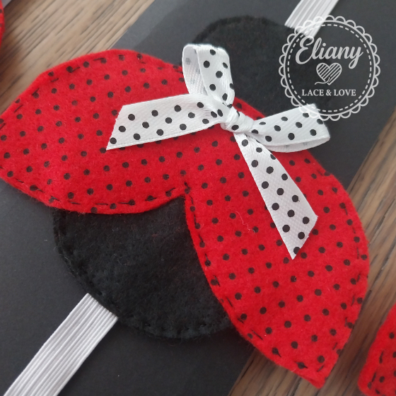 Segnalibri con elastico tema coccinelle