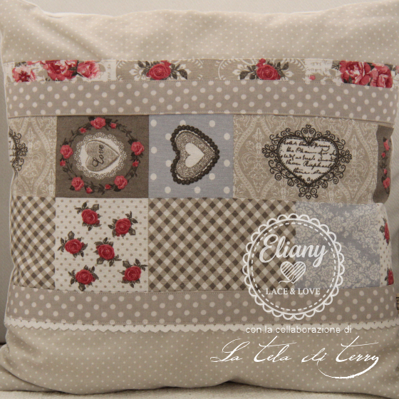 Set cucina runner e cuscino coordinato 