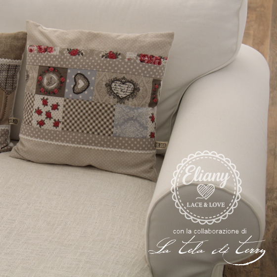 Set cucina runner e cuscino coordinato 