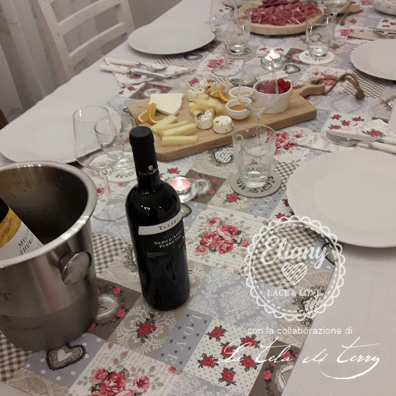 Set cucina runner e cuscino coordinato 