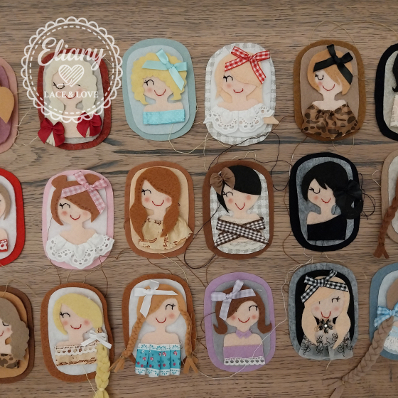 Spille fatte a mano serie Me Dolls