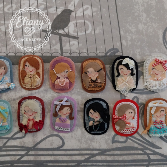 Spille fatte a mano serie Me Dolls
