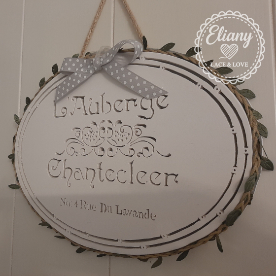 decorazione traforo shabby chic