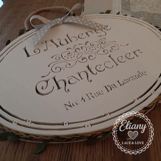 decorazione traforo shabby chic