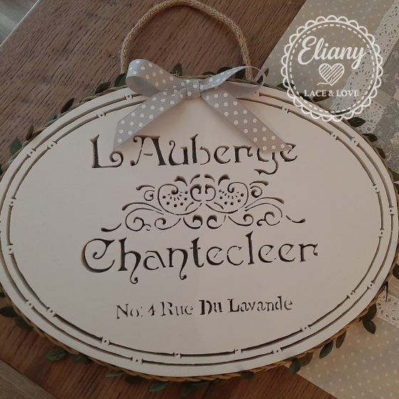 decorazione traforo shabby chic