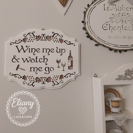 decorazione traforo shabby chic