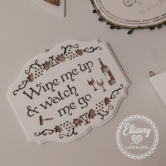 decorazione traforo shabby chic