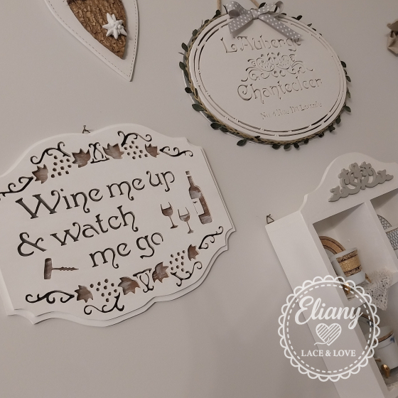 decorazione traforo shabby chic