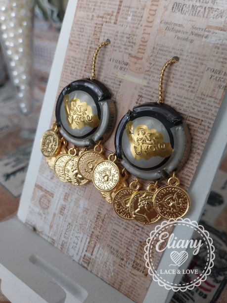 orecchini capsula Champagne